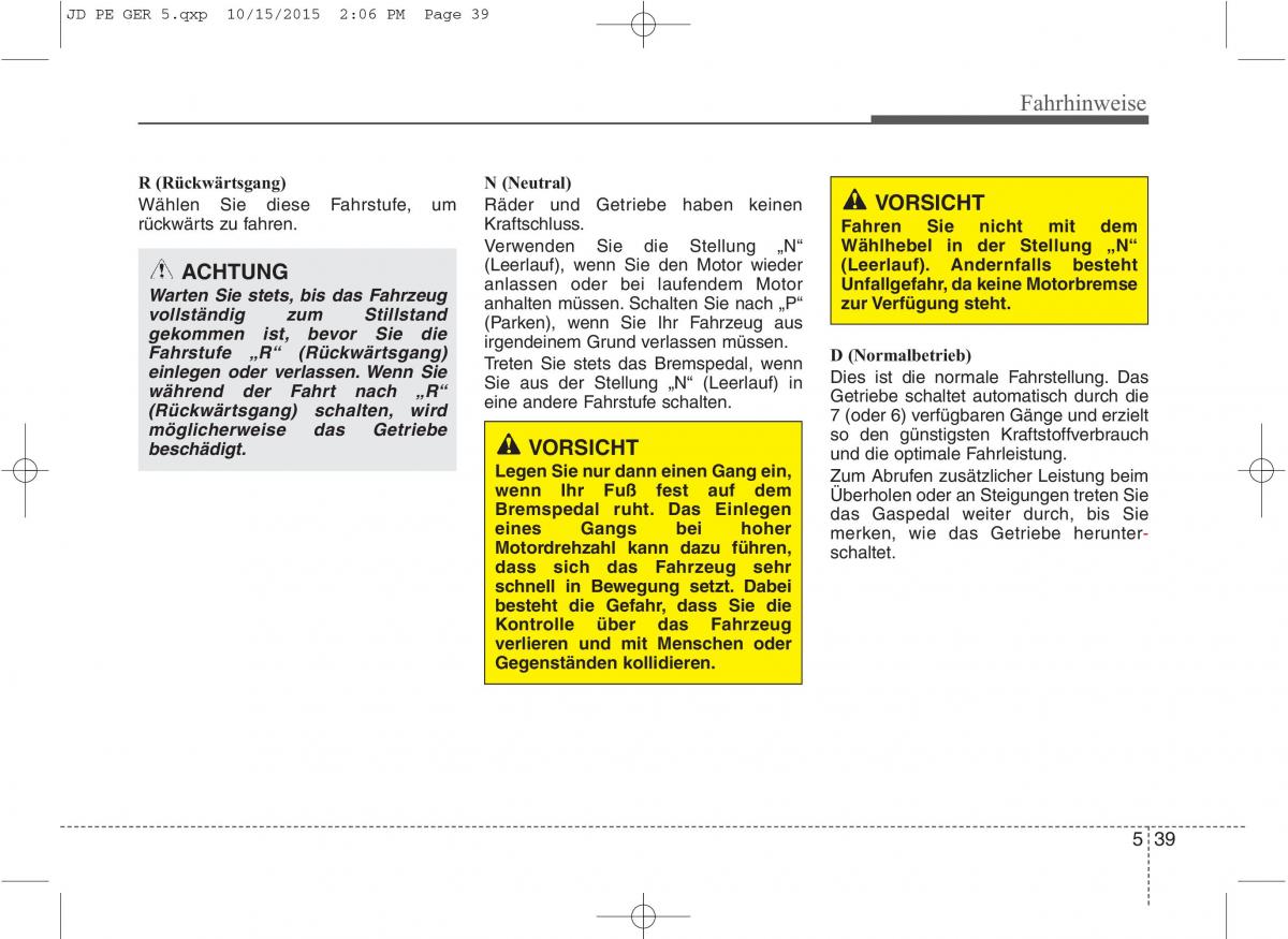 KIA Ceed II 2 Handbuch / page 440