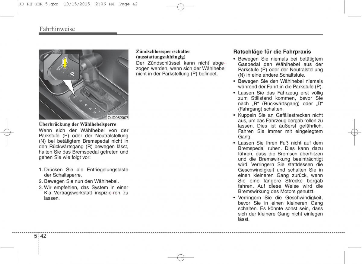 KIA Ceed II 2 Handbuch / page 443