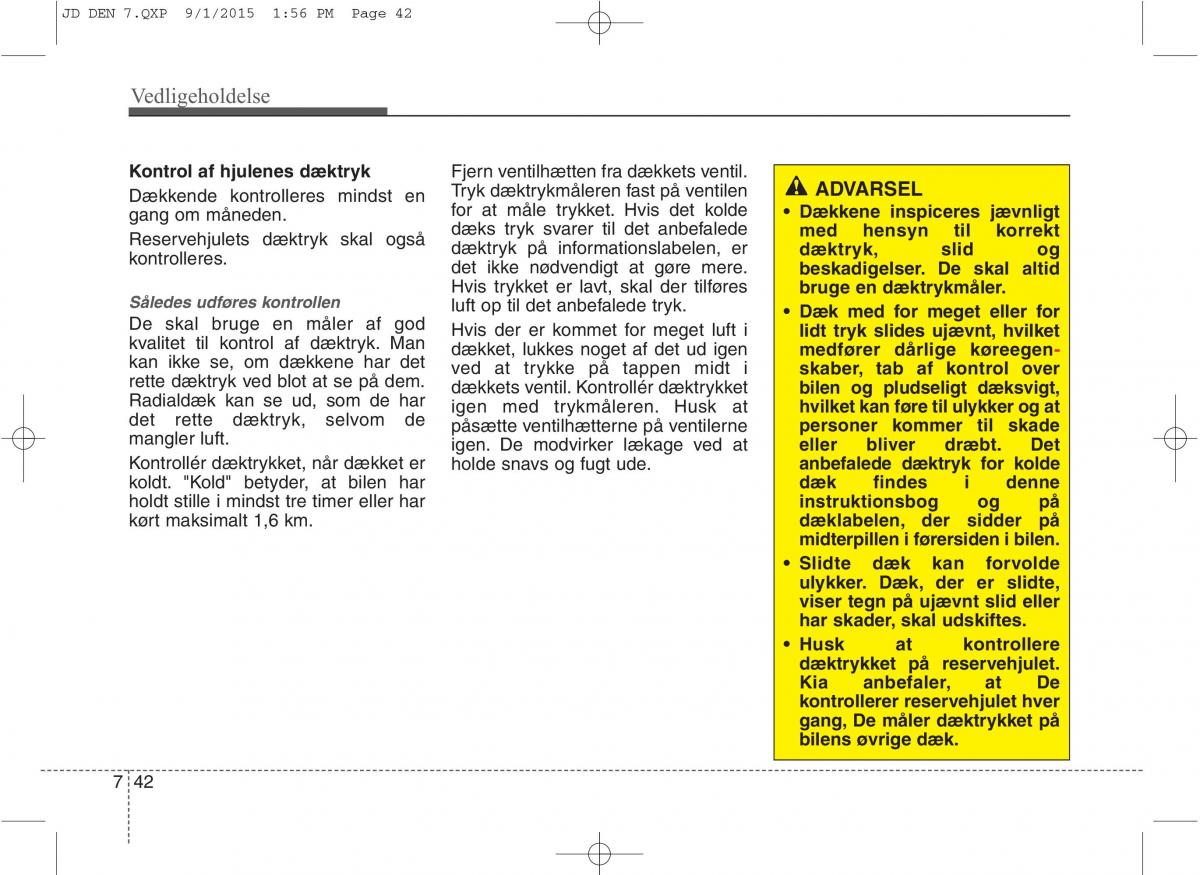 KIA Ceed II 2 Bilens instruktionsbog / page 546