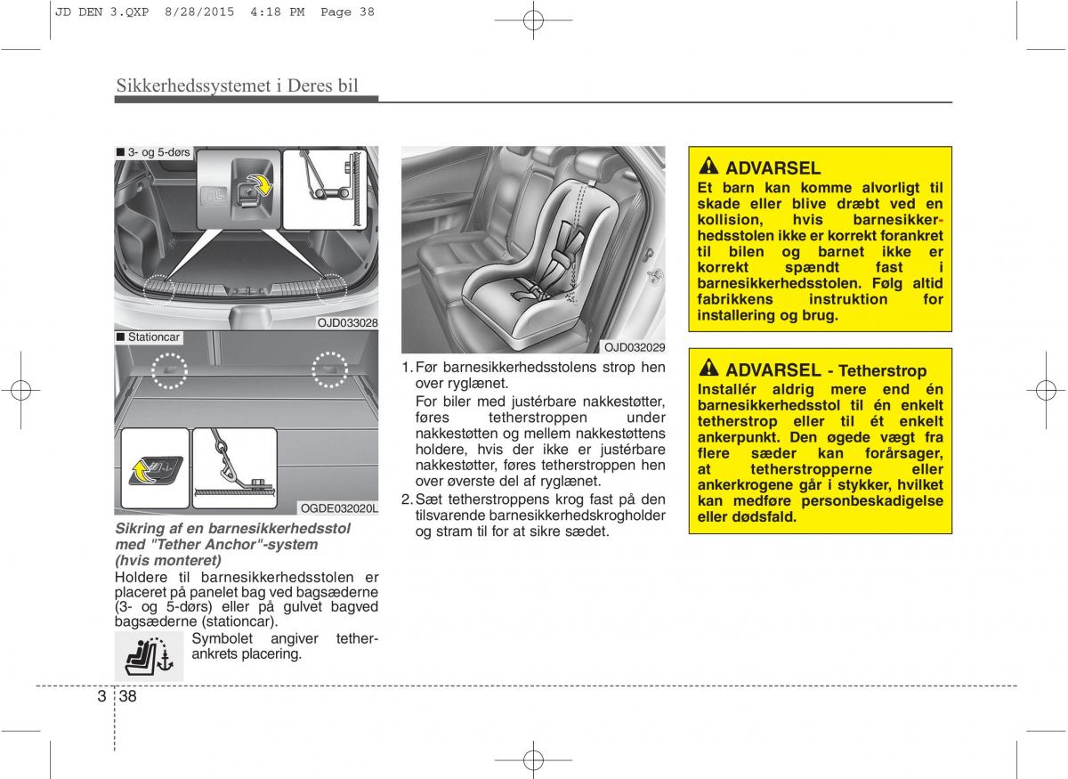 KIA Ceed II 2 Bilens instruktionsbog / page 55