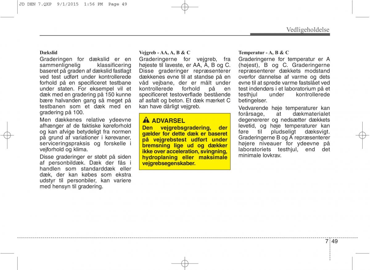 KIA Ceed II 2 Bilens instruktionsbog / page 553