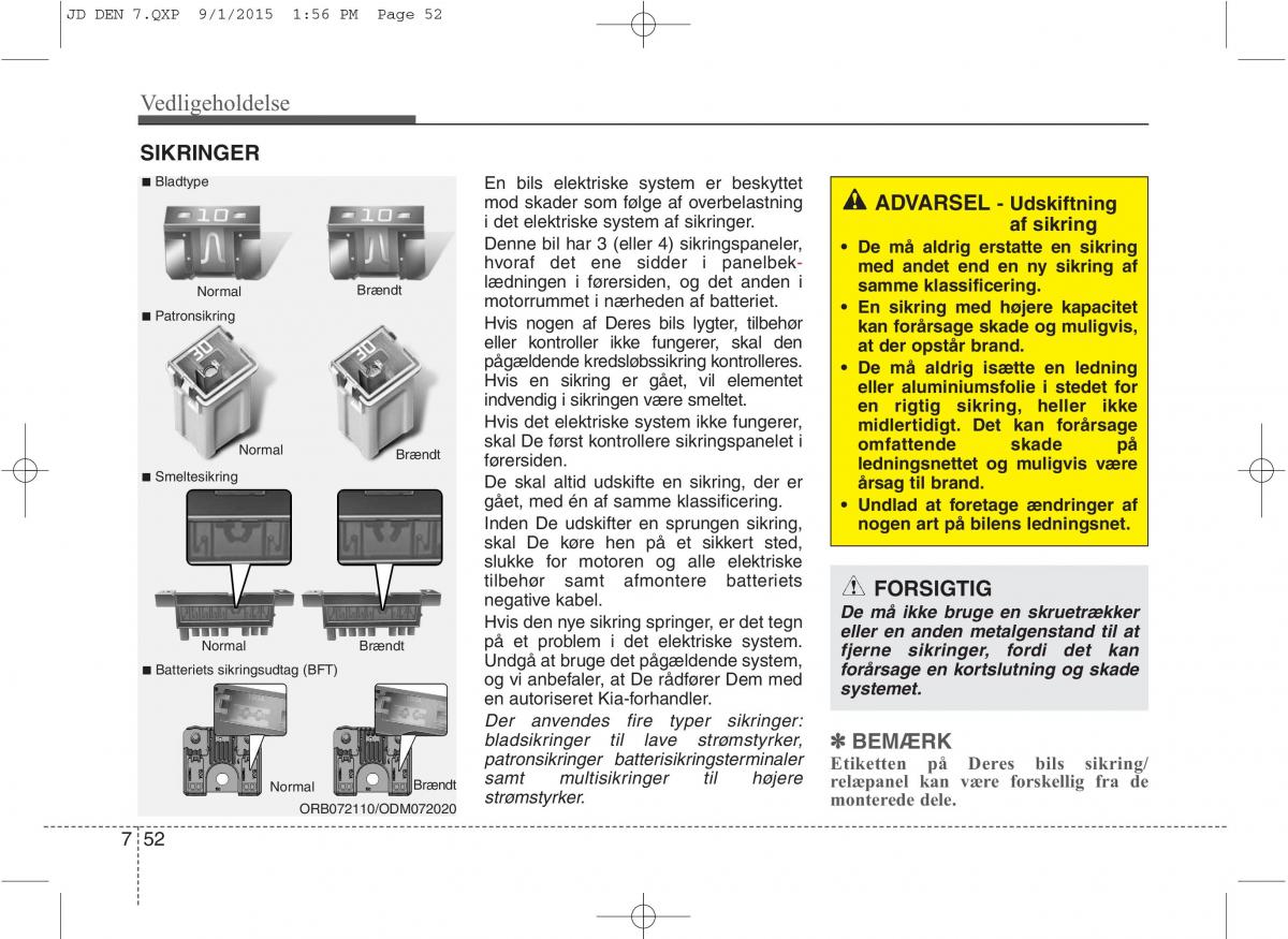 KIA Ceed II 2 Bilens instruktionsbog / page 556