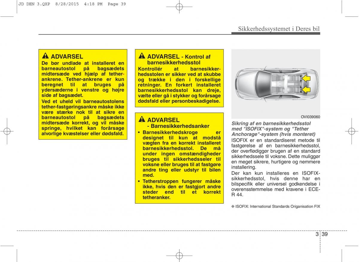 KIA Ceed II 2 Bilens instruktionsbog / page 56