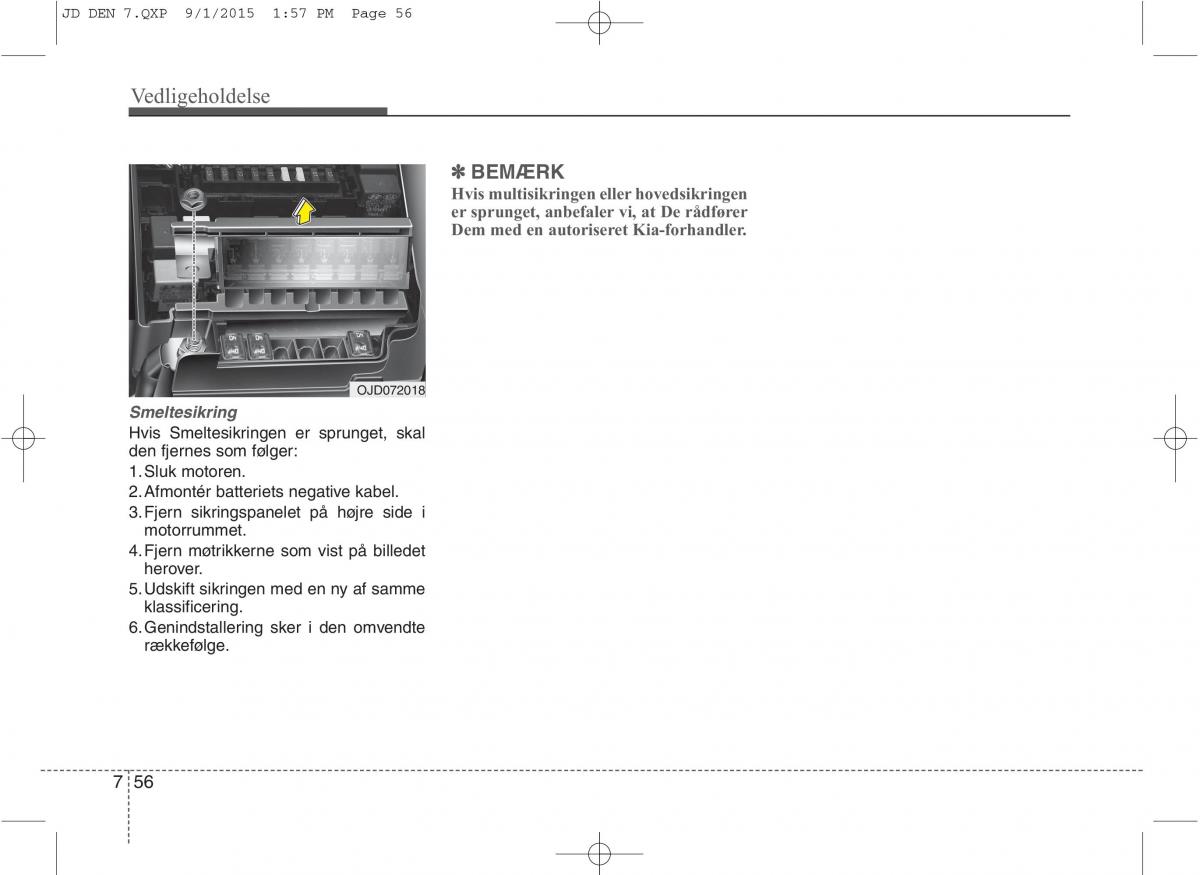 KIA Ceed II 2 Bilens instruktionsbog / page 560