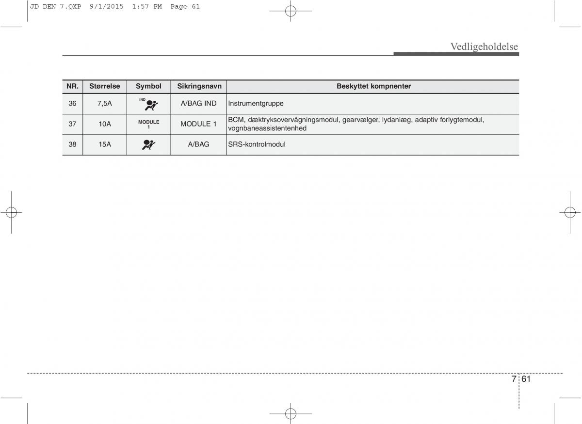 KIA Ceed II 2 Bilens instruktionsbog / page 565