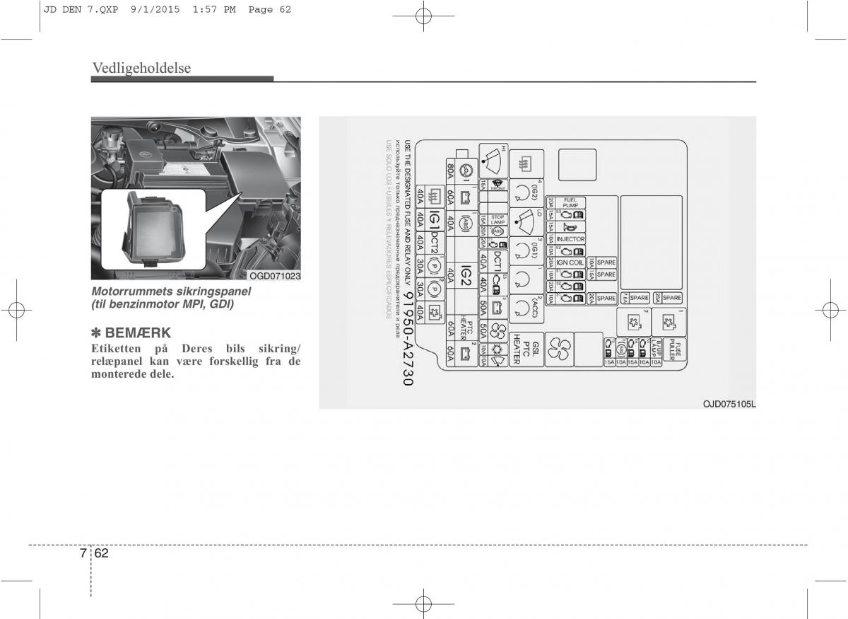 KIA Ceed II 2 Bilens instruktionsbog / page 566