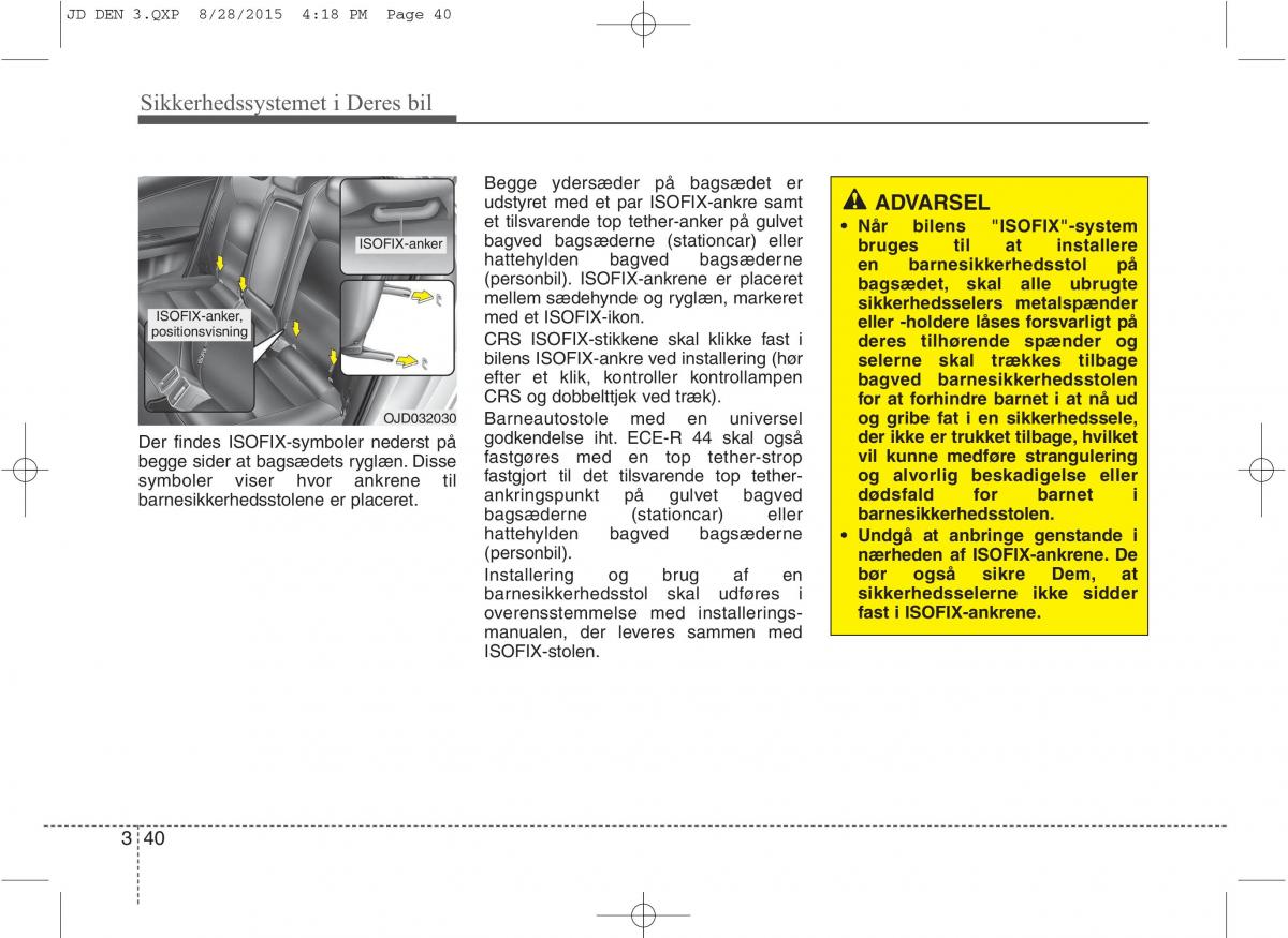 KIA Ceed II 2 Bilens instruktionsbog / page 57