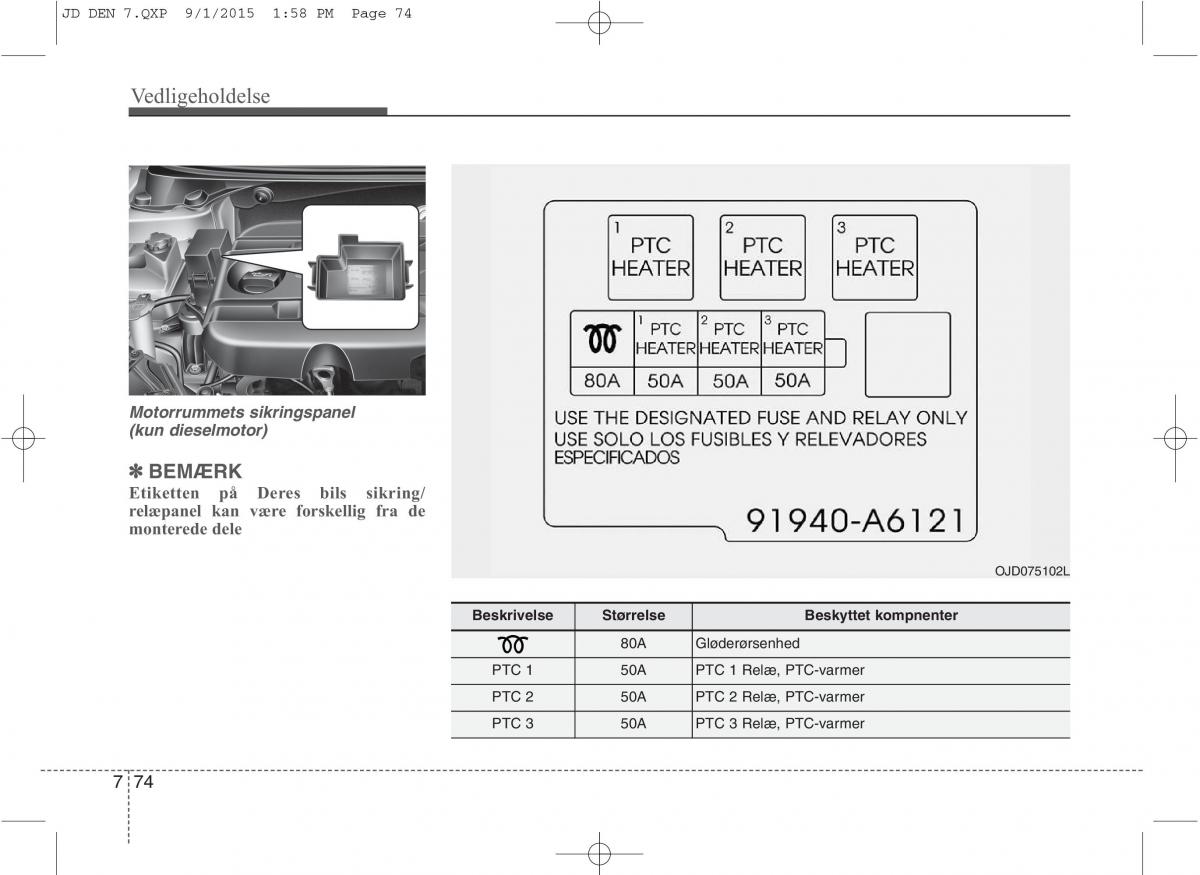 KIA Ceed II 2 Bilens instruktionsbog / page 578