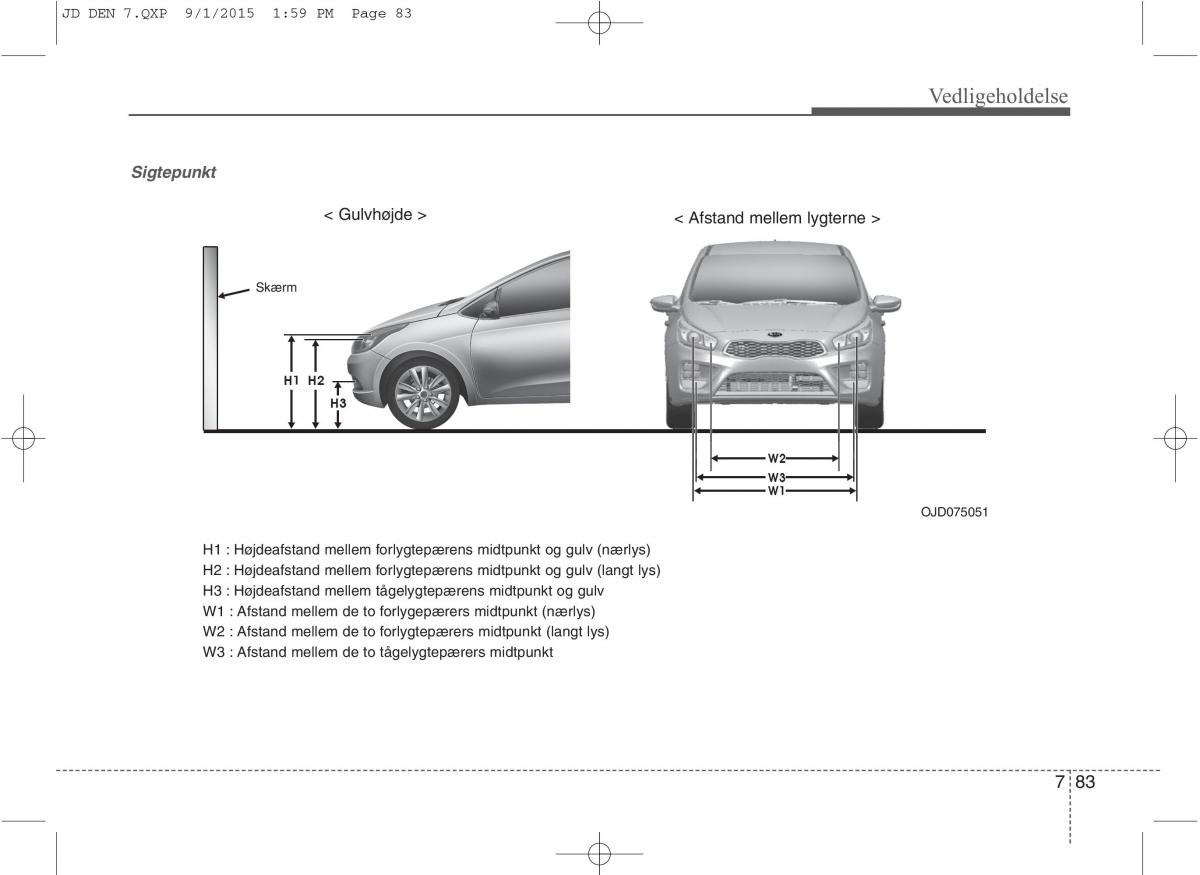 KIA Ceed II 2 Bilens instruktionsbog / page 587