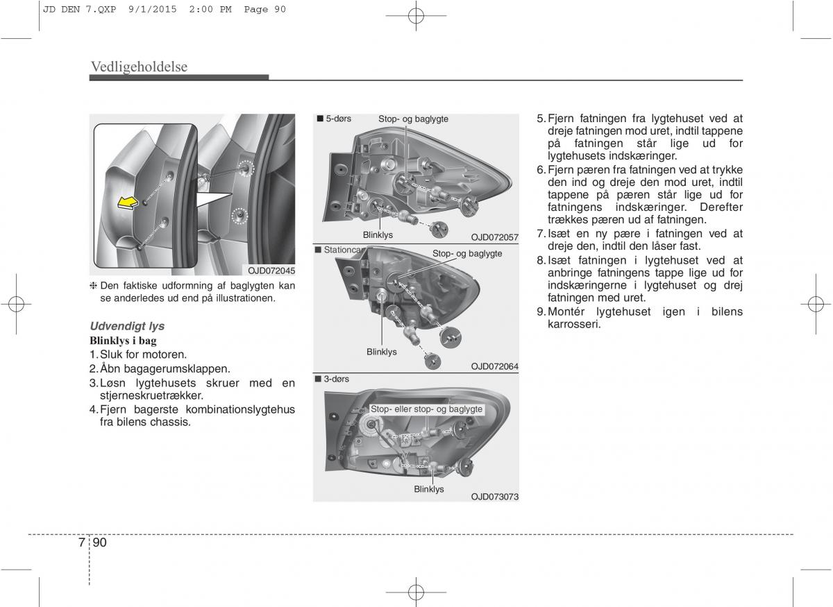 KIA Ceed II 2 Bilens instruktionsbog / page 594