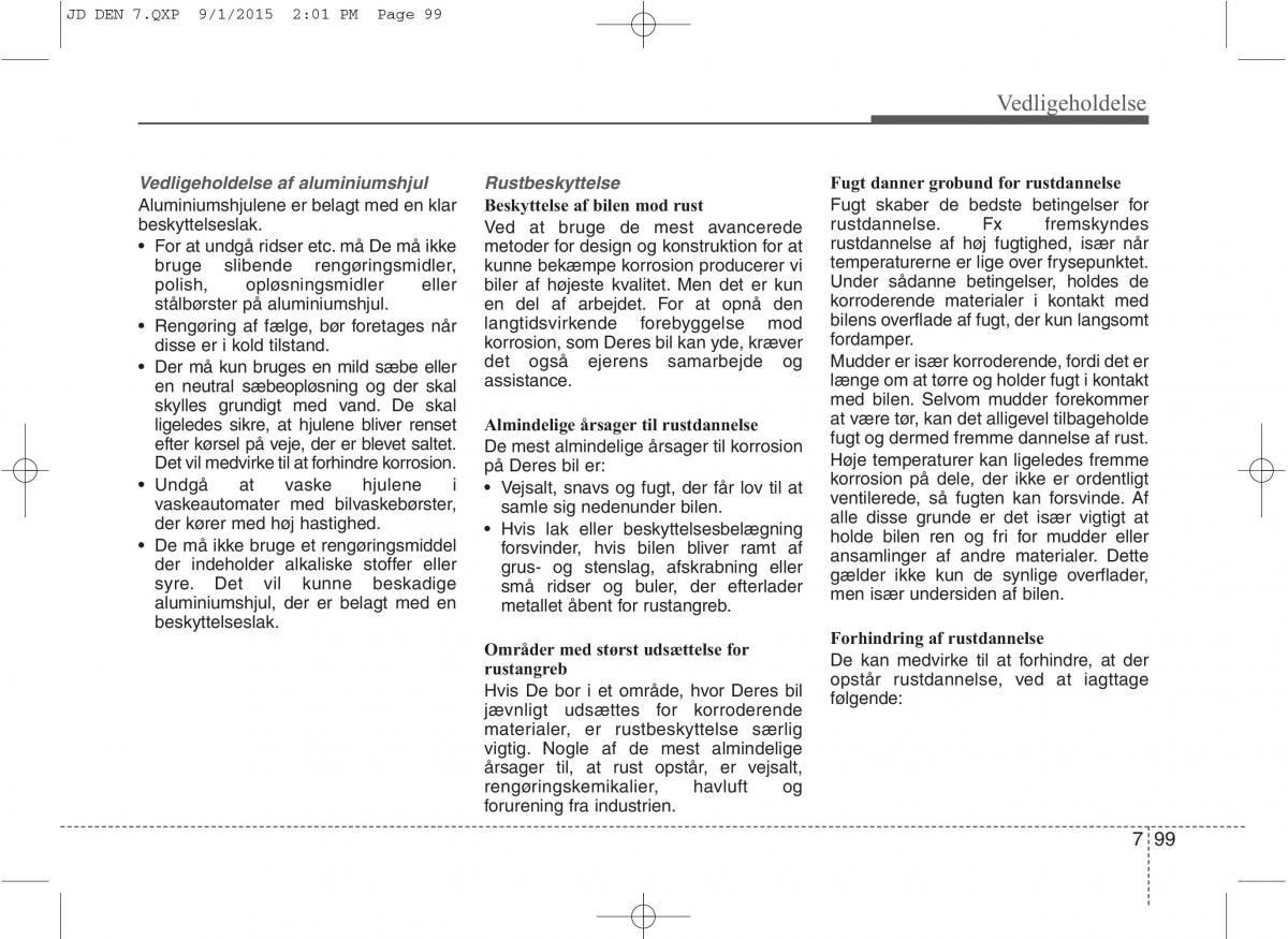 KIA Ceed II 2 Bilens instruktionsbog / page 603