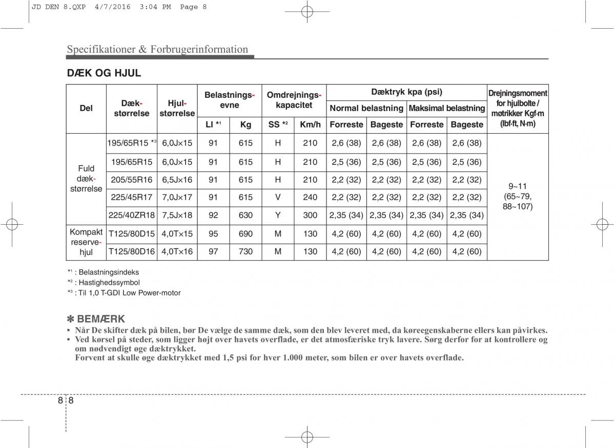 KIA Ceed II 2 Bilens instruktionsbog / page 617