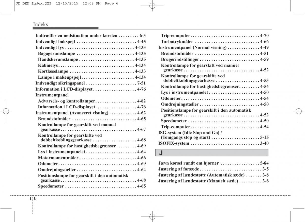 KIA Ceed II 2 Bilens instruktionsbog / page 630