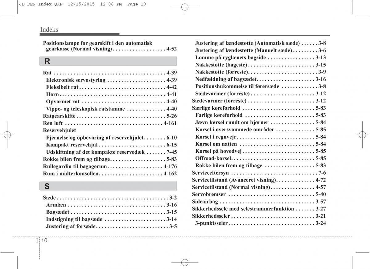 KIA Ceed II 2 Bilens instruktionsbog / page 634