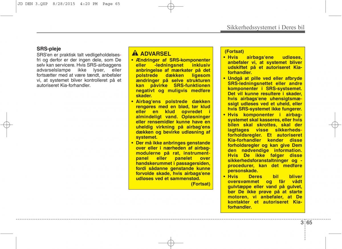 KIA Ceed II 2 Bilens instruktionsbog / page 82