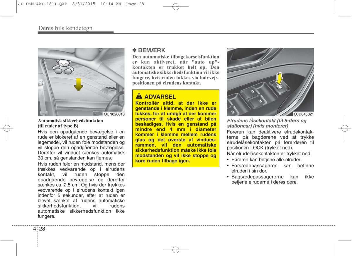 KIA Ceed II 2 Bilens instruktionsbog / page 112