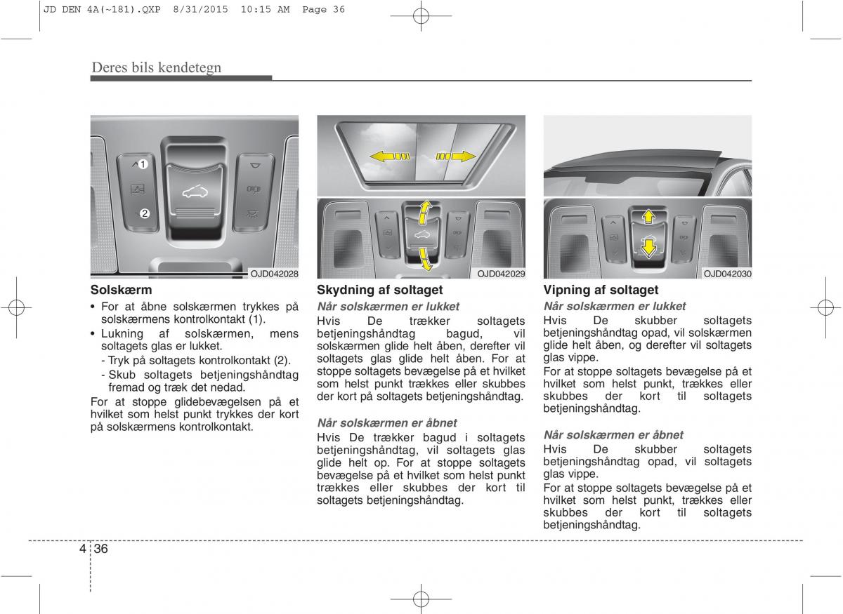 KIA Ceed II 2 Bilens instruktionsbog / page 120