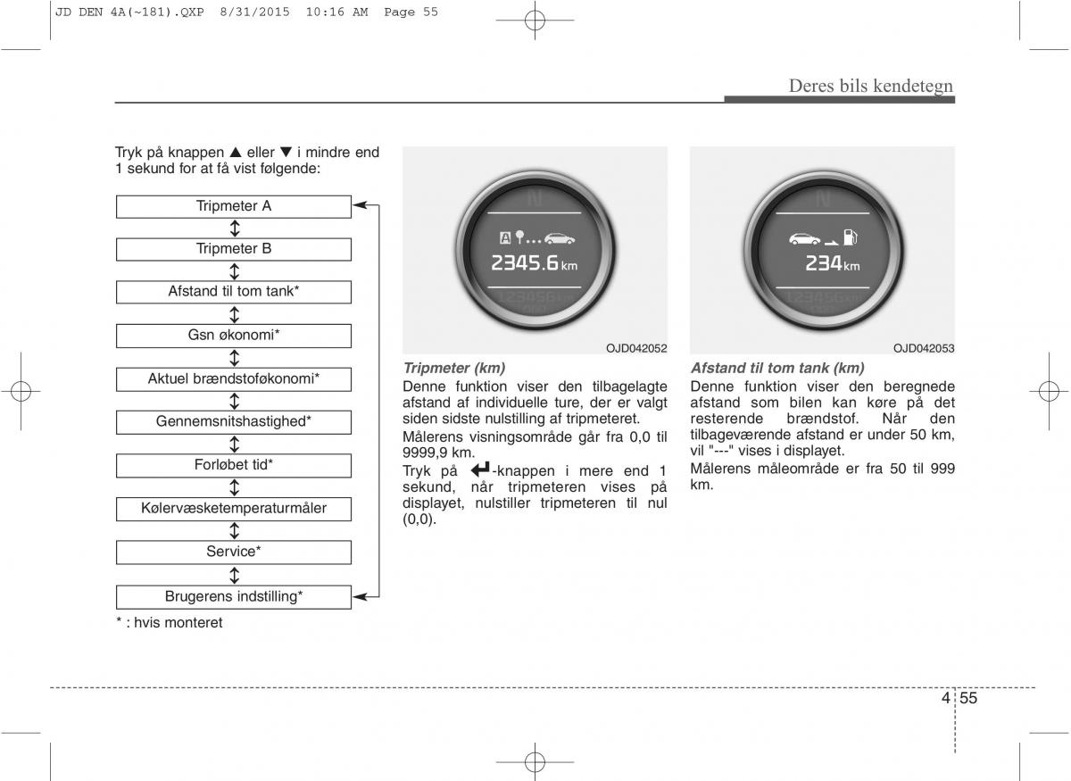 KIA Ceed II 2 Bilens instruktionsbog / page 139