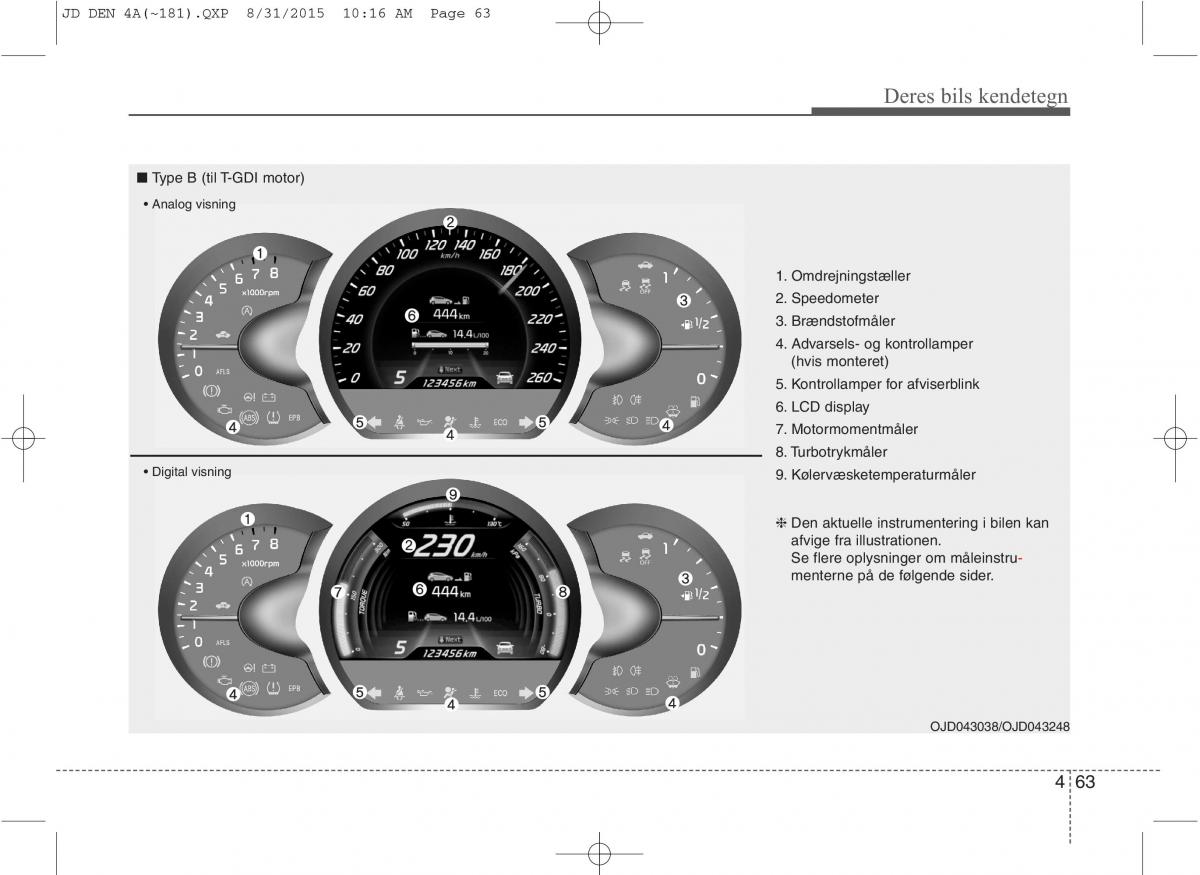 KIA Ceed II 2 Bilens instruktionsbog / page 147