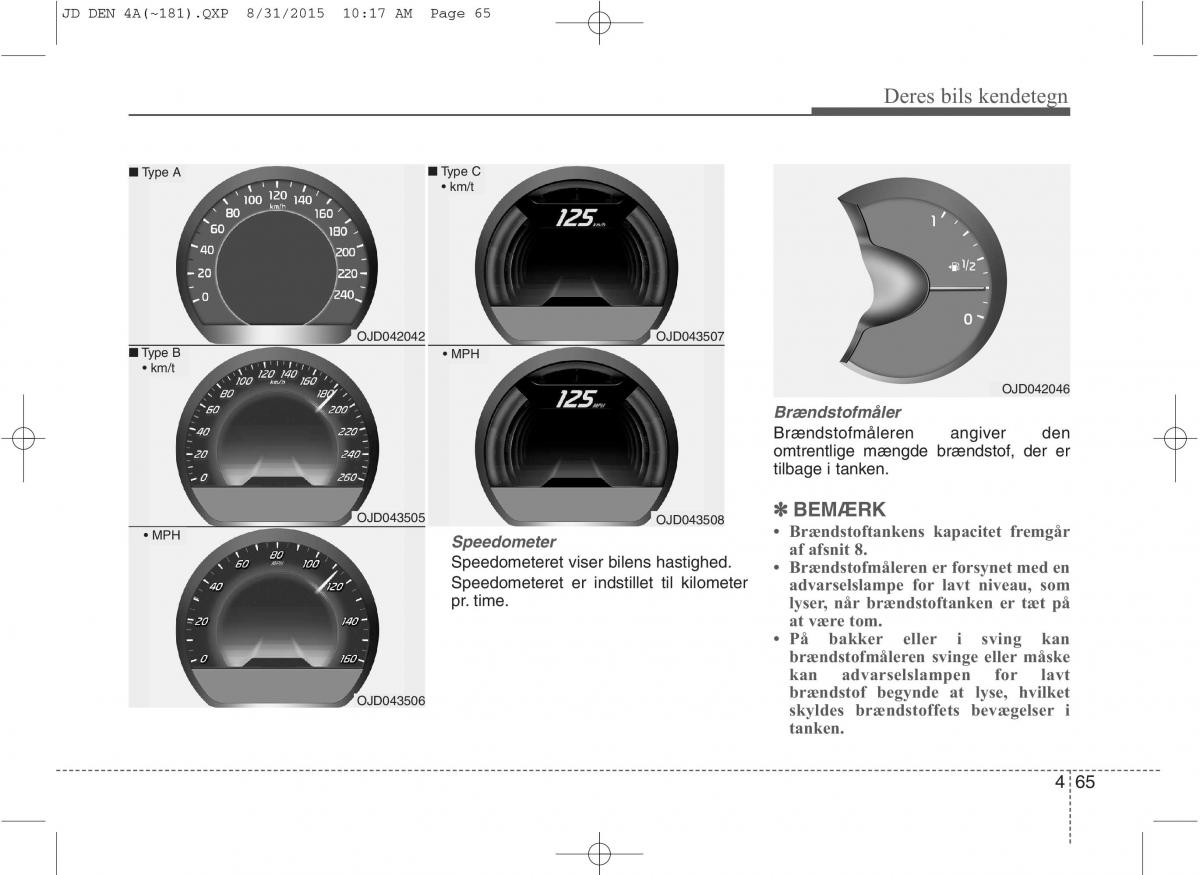 KIA Ceed II 2 Bilens instruktionsbog / page 149