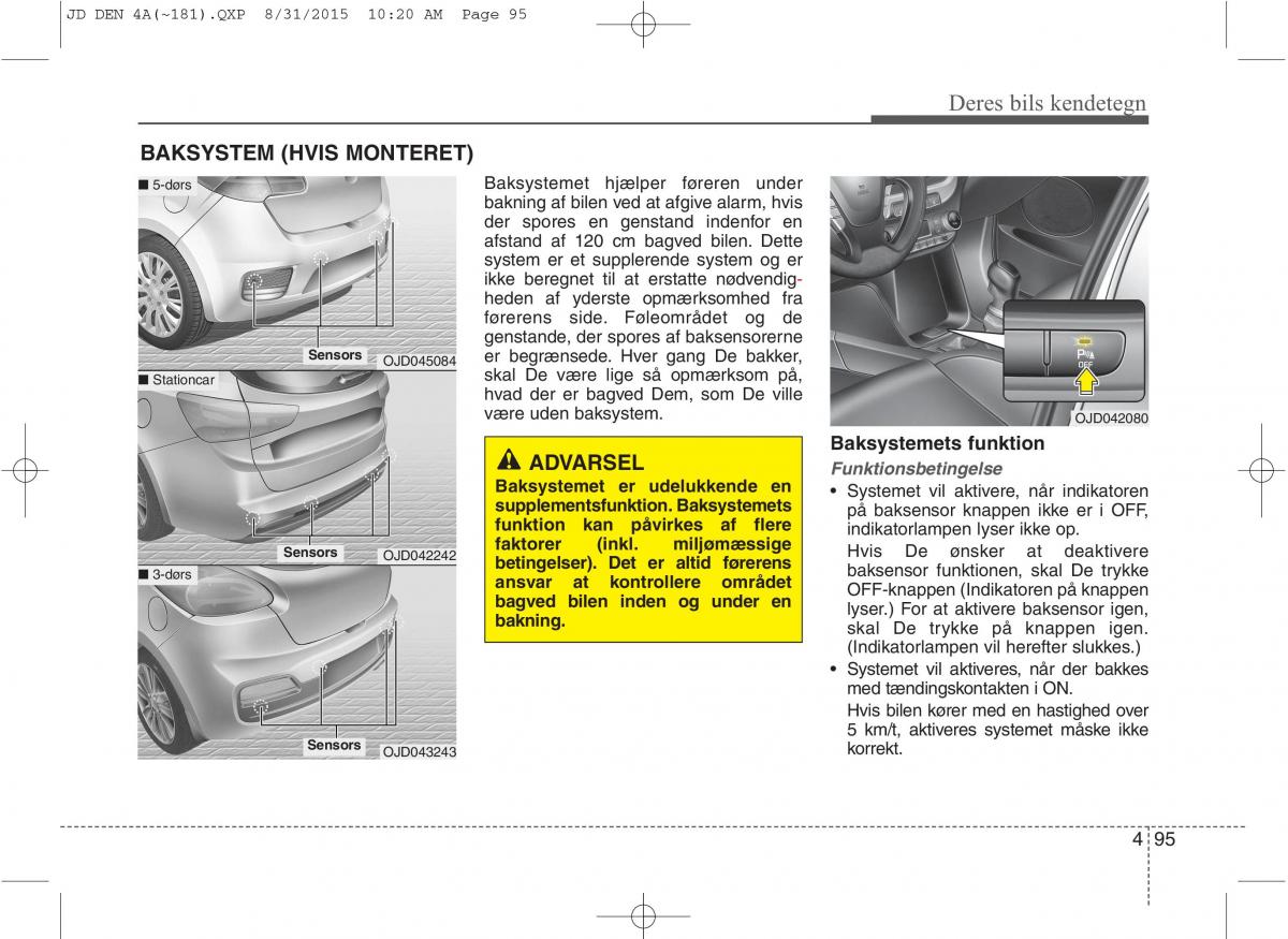 KIA Ceed II 2 Bilens instruktionsbog / page 179