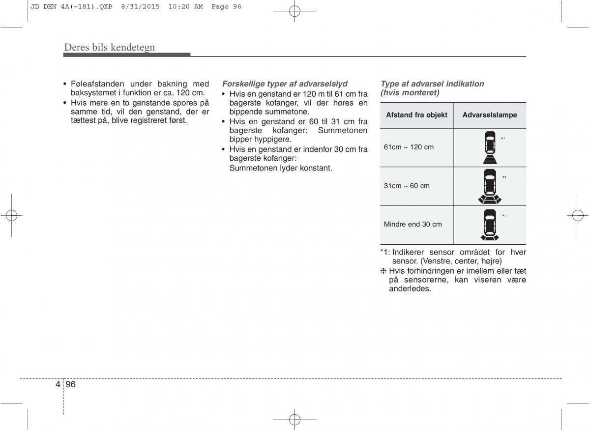 KIA Ceed II 2 Bilens instruktionsbog / page 180