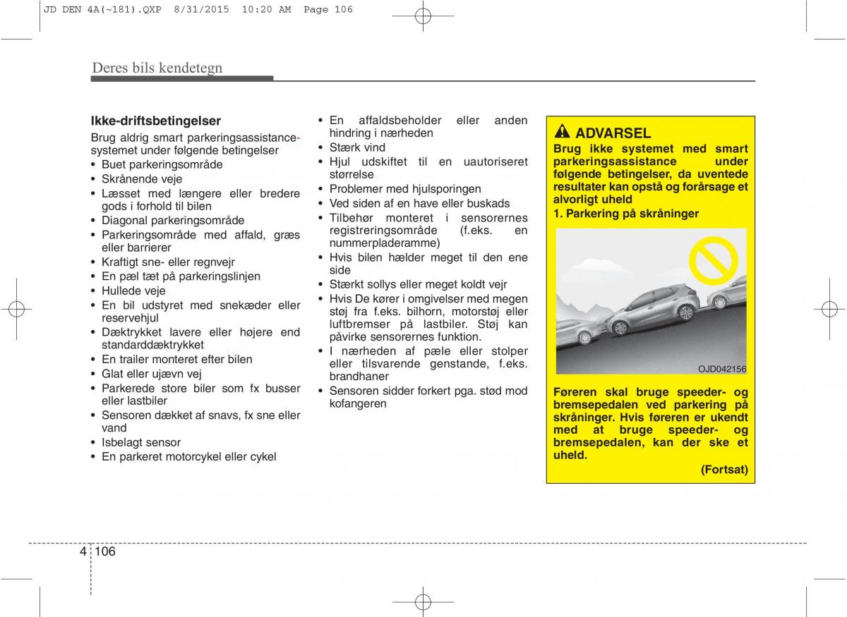 KIA Ceed II 2 Bilens instruktionsbog / page 190