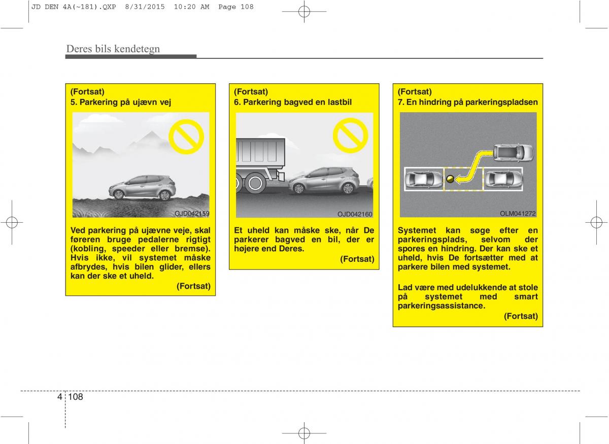 KIA Ceed II 2 Bilens instruktionsbog / page 192