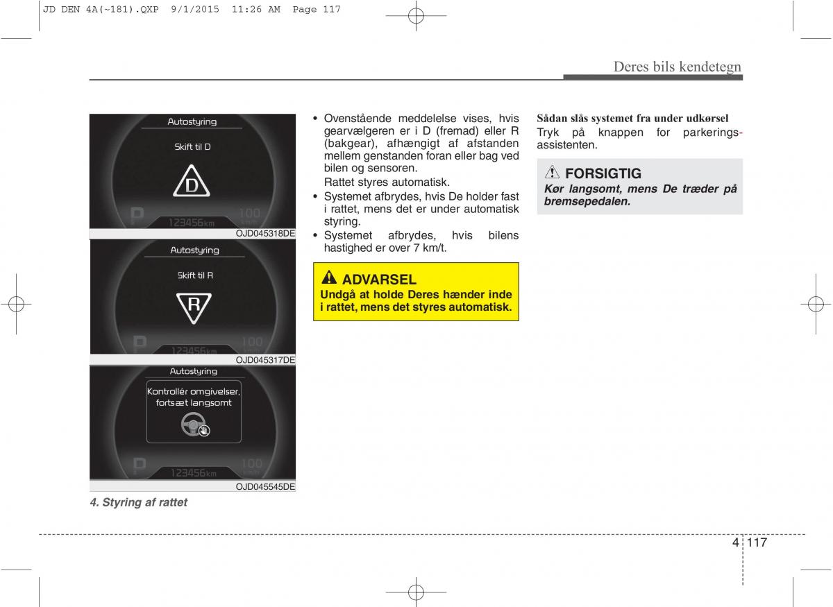 KIA Ceed II 2 Bilens instruktionsbog / page 201