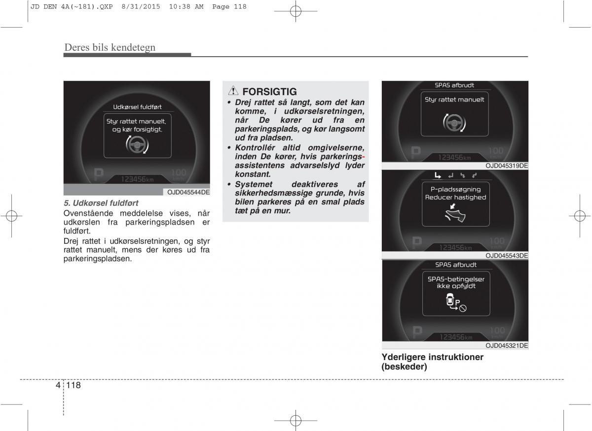 KIA Ceed II 2 Bilens instruktionsbog / page 202