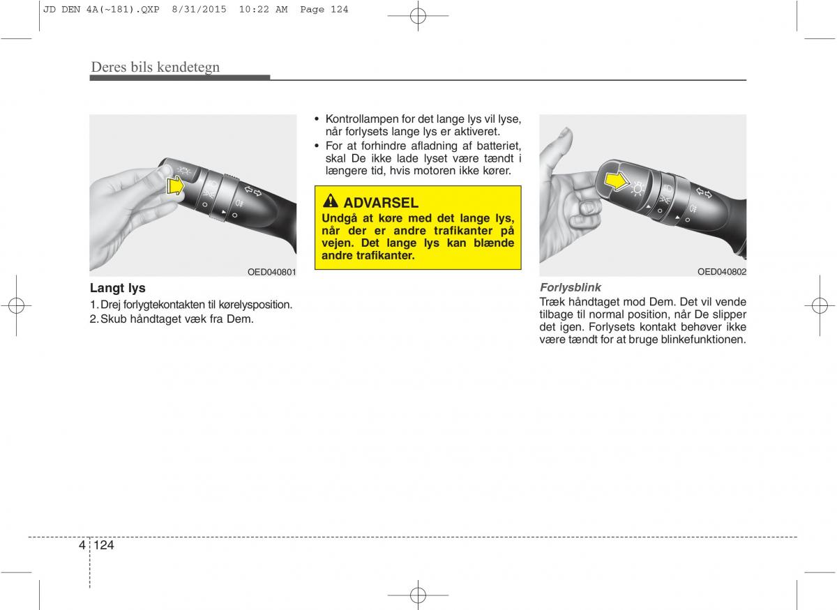 KIA Ceed II 2 Bilens instruktionsbog / page 208