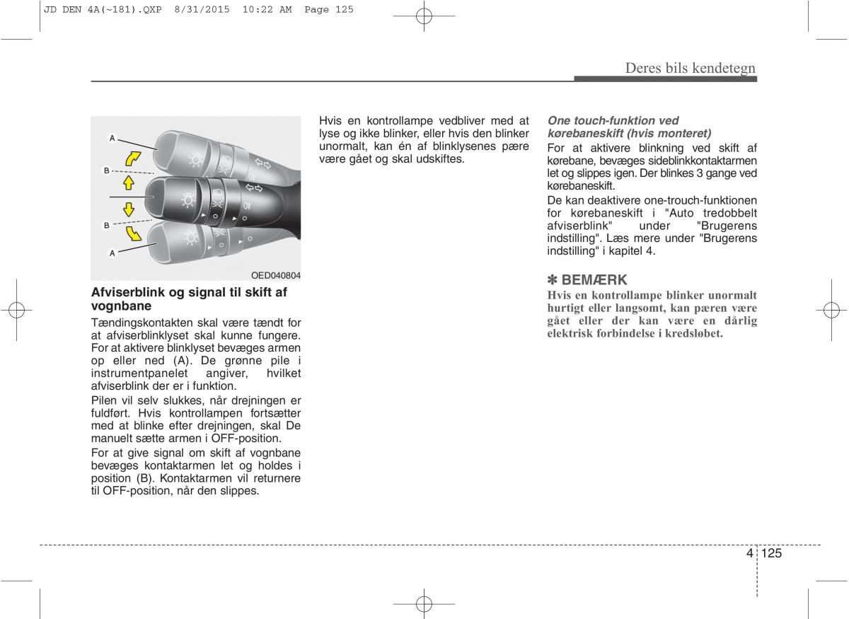 KIA Ceed II 2 Bilens instruktionsbog / page 209