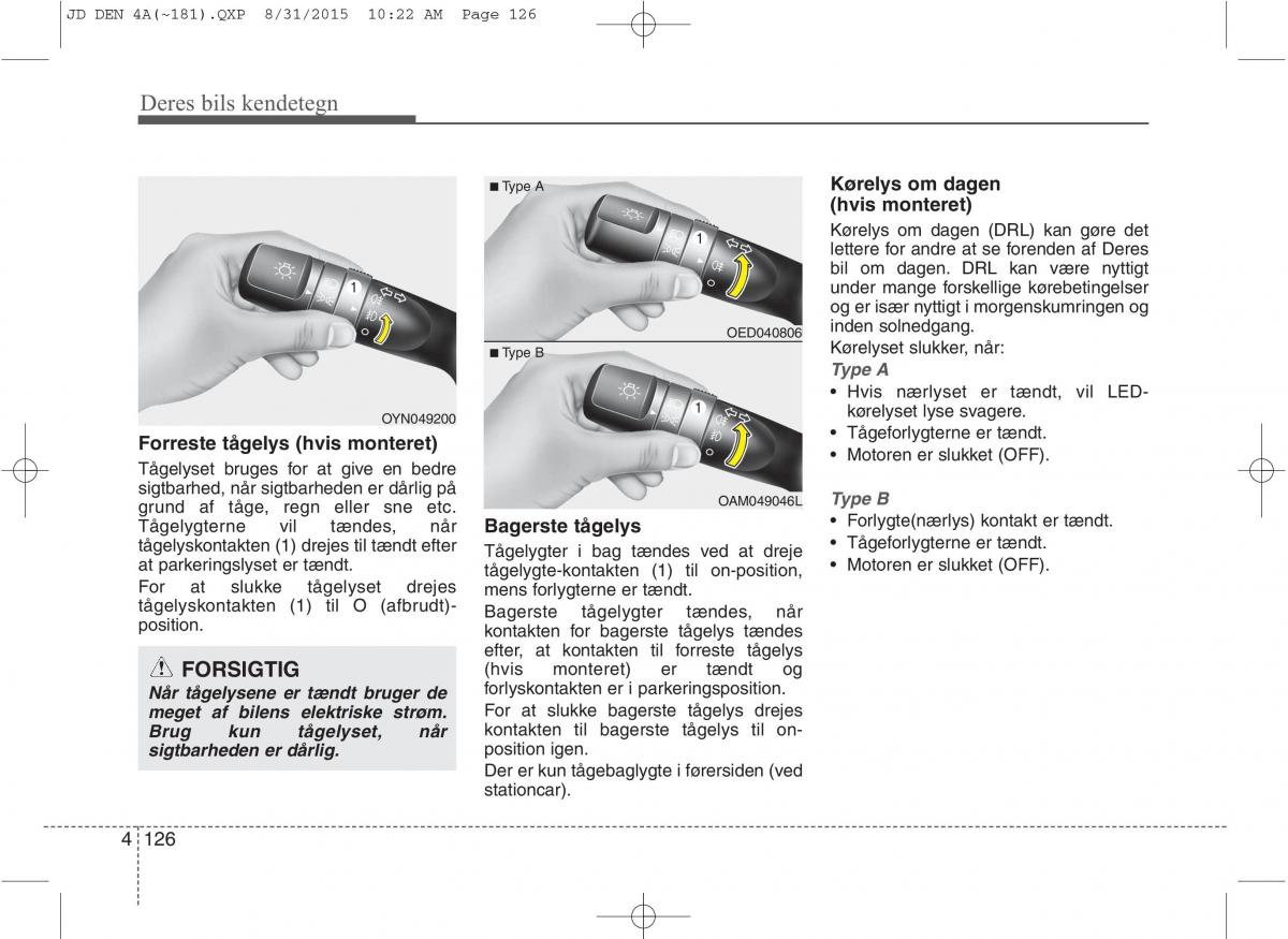 KIA Ceed II 2 Bilens instruktionsbog / page 210