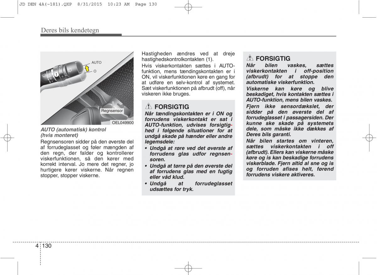 KIA Ceed II 2 Bilens instruktionsbog / page 214