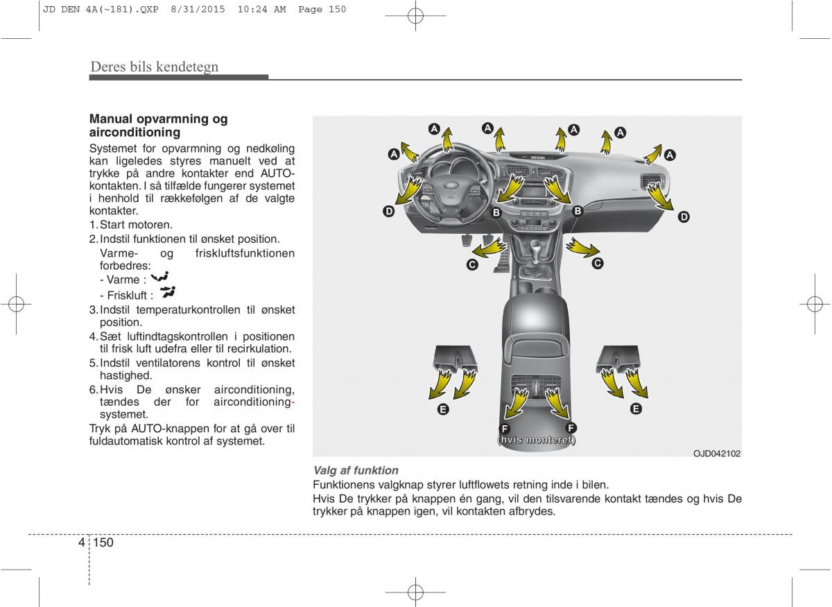 KIA Ceed II 2 Bilens instruktionsbog / page 234