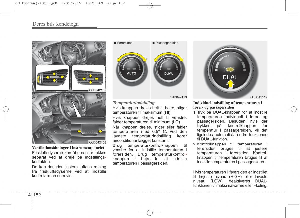 KIA Ceed II 2 Bilens instruktionsbog / page 236