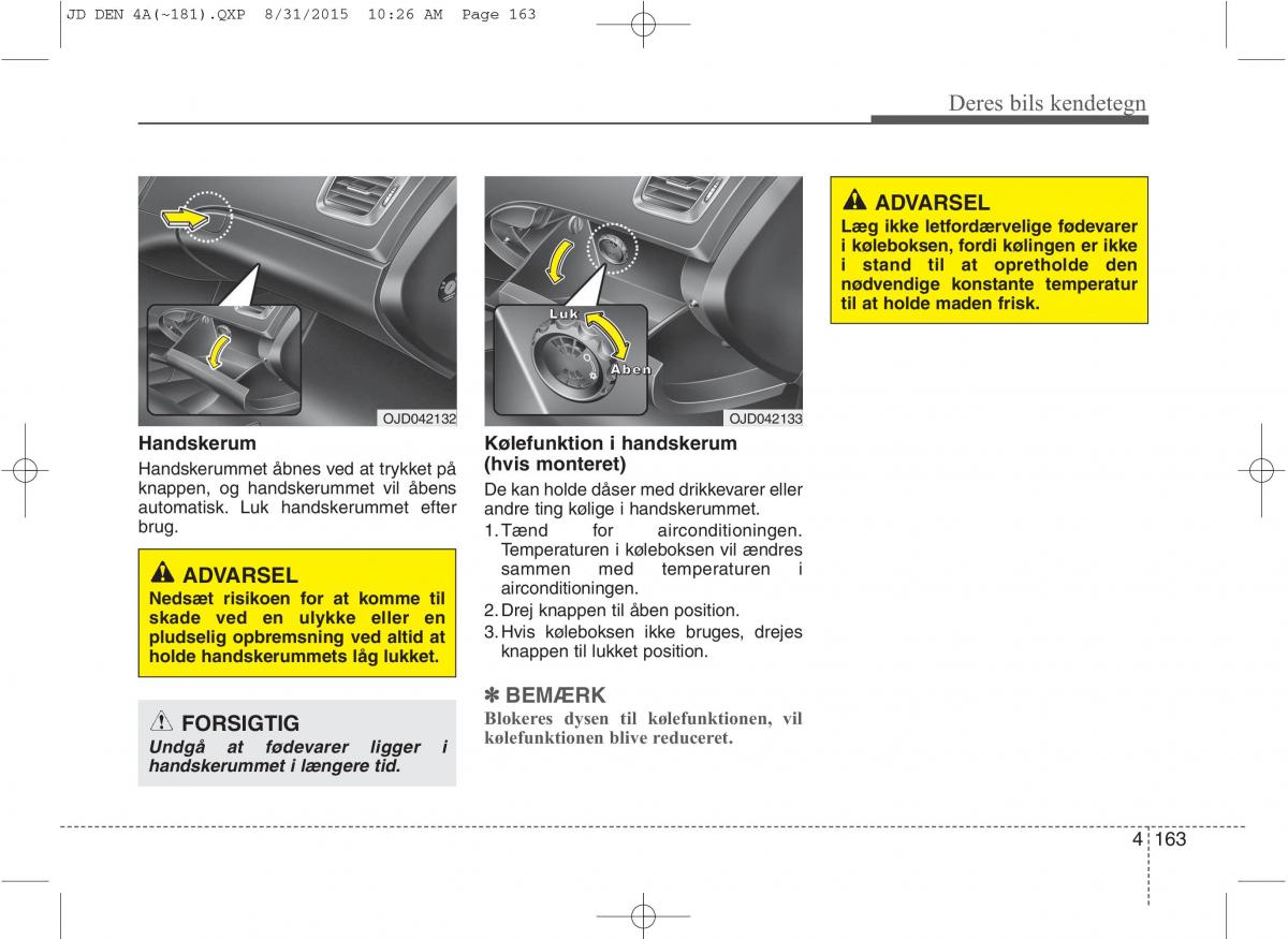 KIA Ceed II 2 Bilens instruktionsbog / page 247