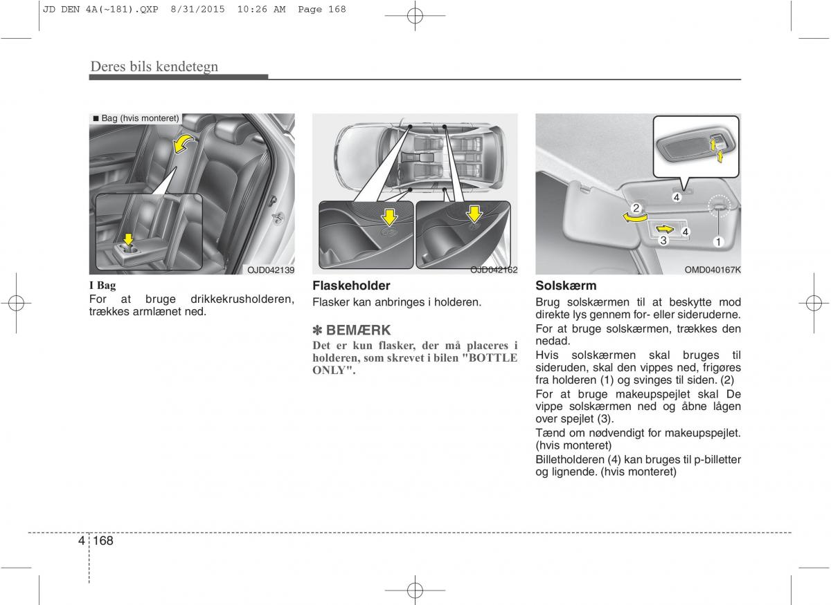 KIA Ceed II 2 Bilens instruktionsbog / page 252