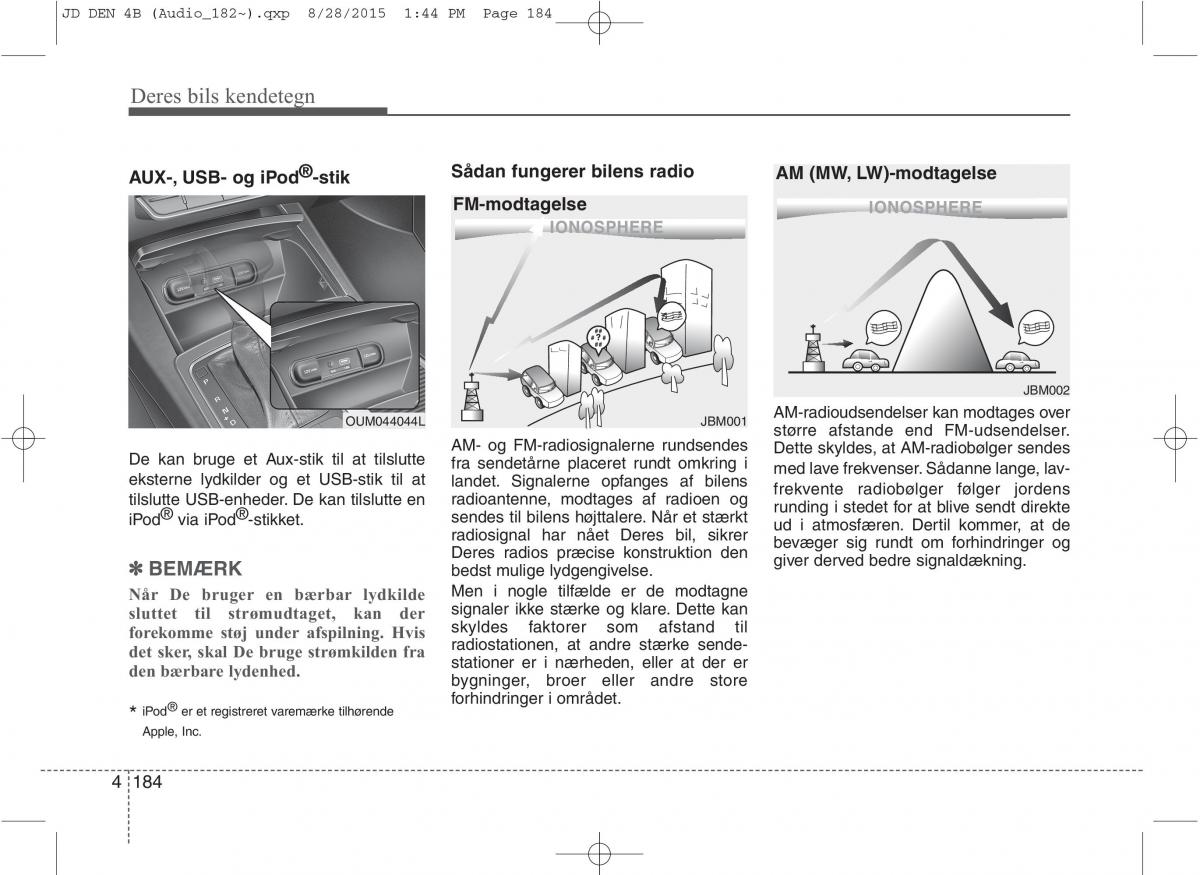 KIA Ceed II 2 Bilens instruktionsbog / page 268