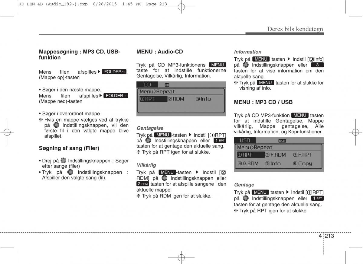 KIA Ceed II 2 Bilens instruktionsbog / page 297