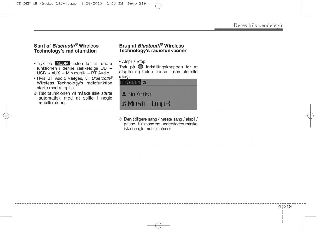 KIA Ceed II 2 Bilens instruktionsbog / page 303