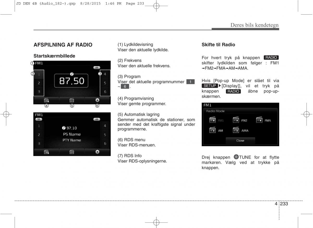 KIA Ceed II 2 Bilens instruktionsbog / page 317