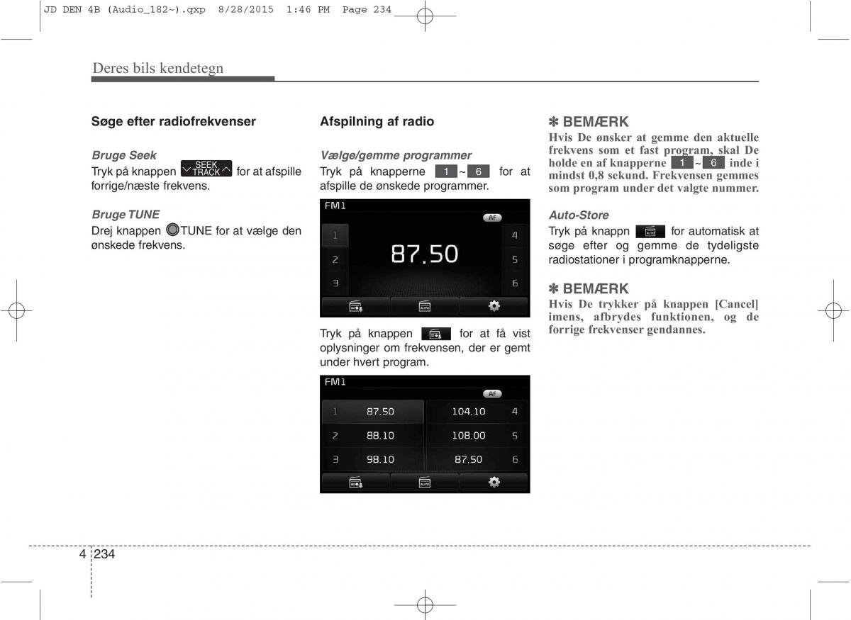 KIA Ceed II 2 Bilens instruktionsbog / page 318