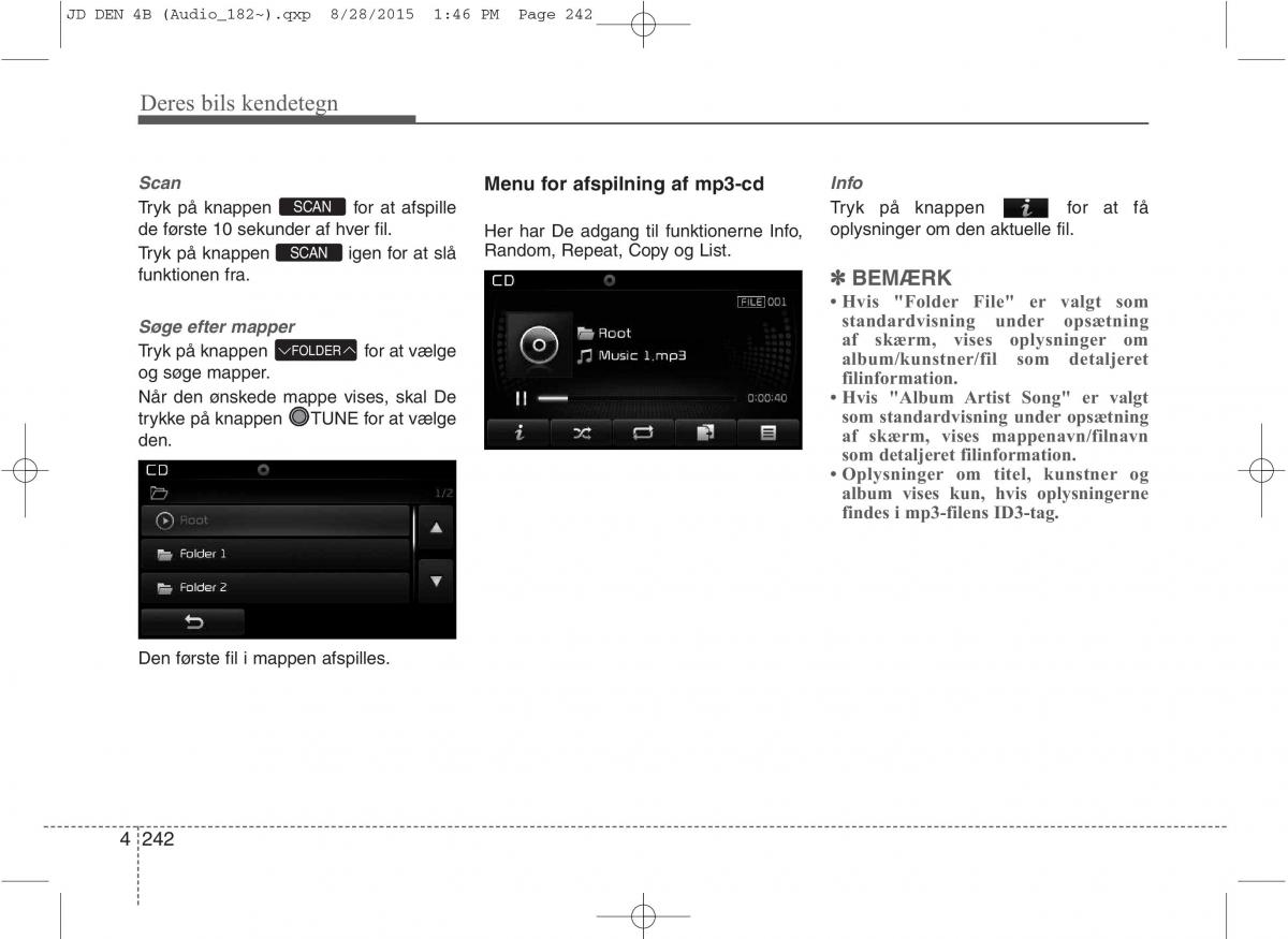 KIA Ceed II 2 Bilens instruktionsbog / page 326