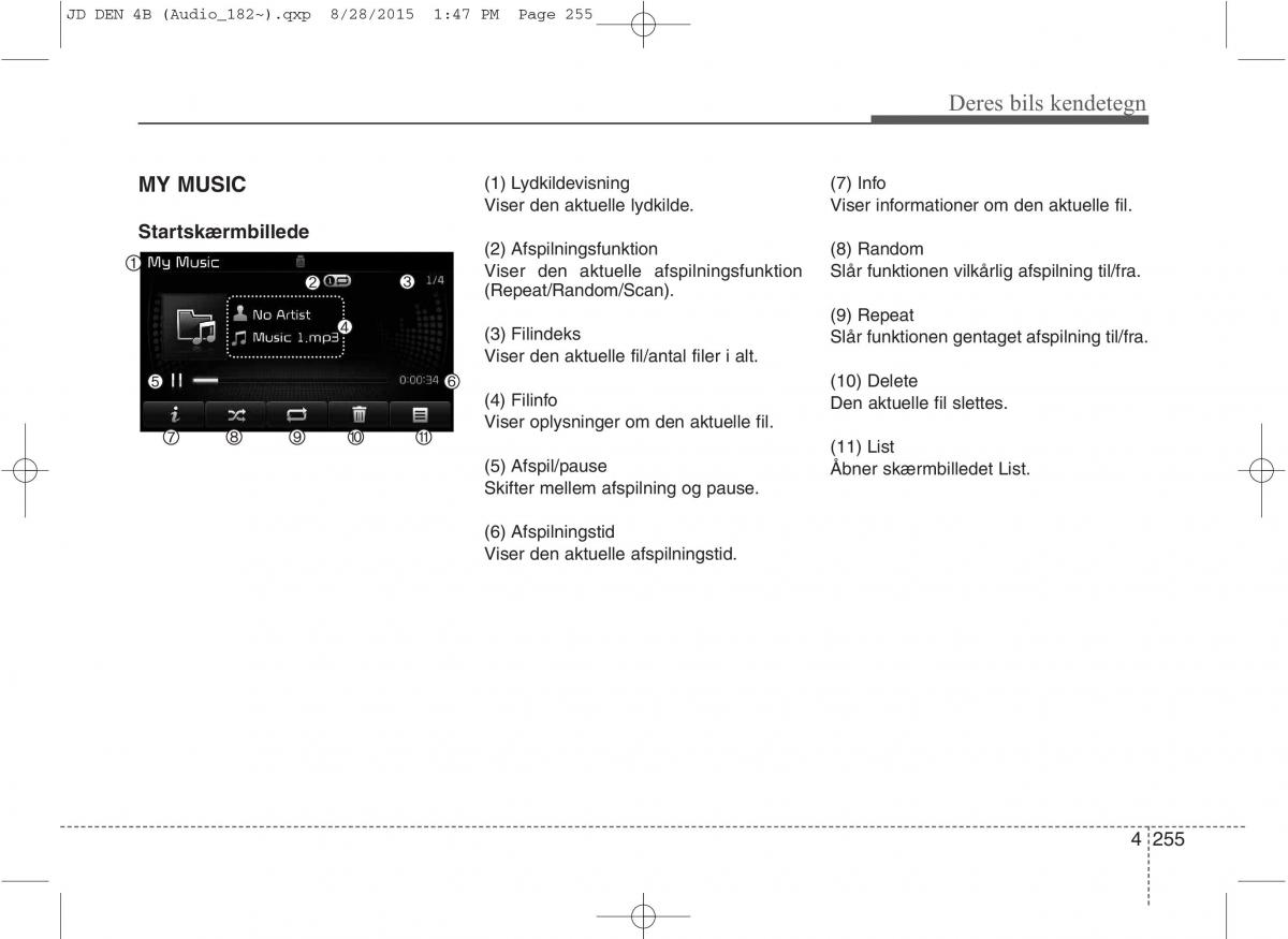 KIA Ceed II 2 Bilens instruktionsbog / page 339