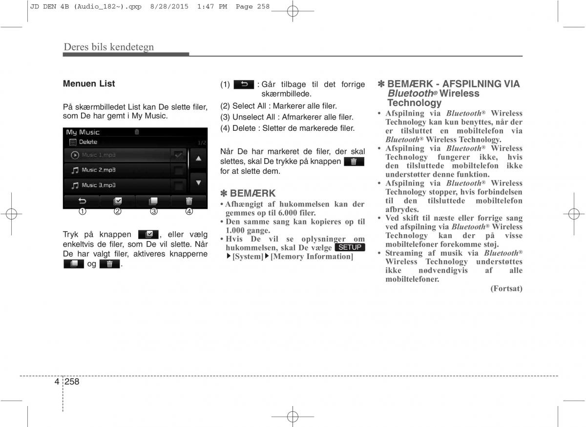 KIA Ceed II 2 Bilens instruktionsbog / page 342