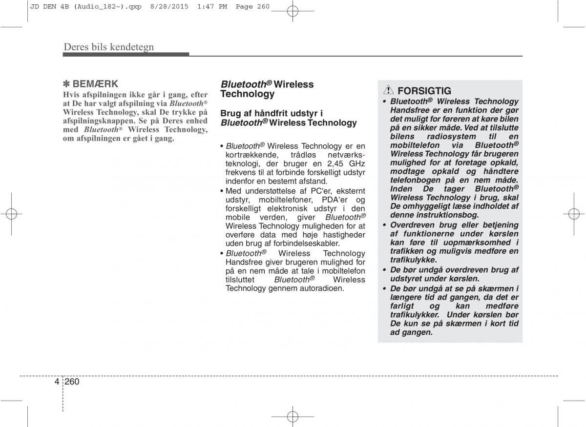 KIA Ceed II 2 Bilens instruktionsbog / page 344