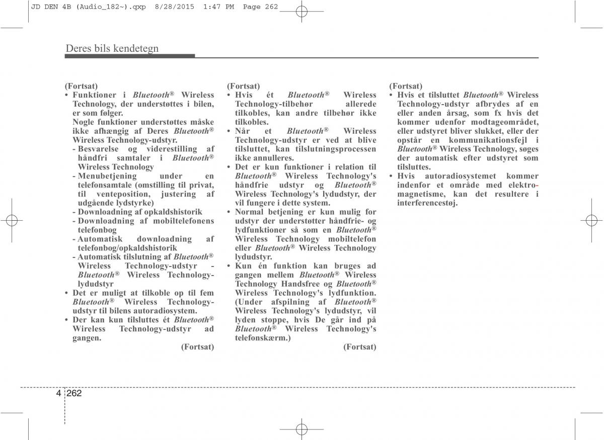 KIA Ceed II 2 Bilens instruktionsbog / page 346