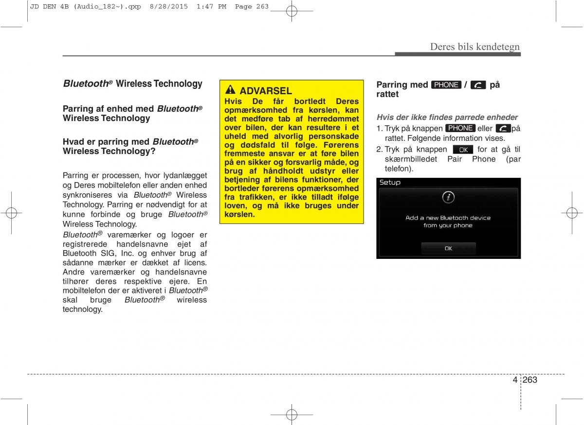 KIA Ceed II 2 Bilens instruktionsbog / page 347