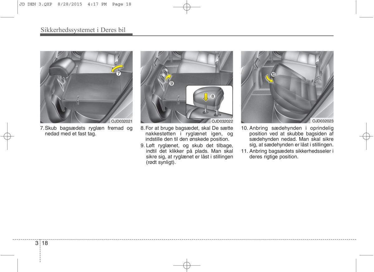 KIA Ceed II 2 Bilens instruktionsbog / page 35